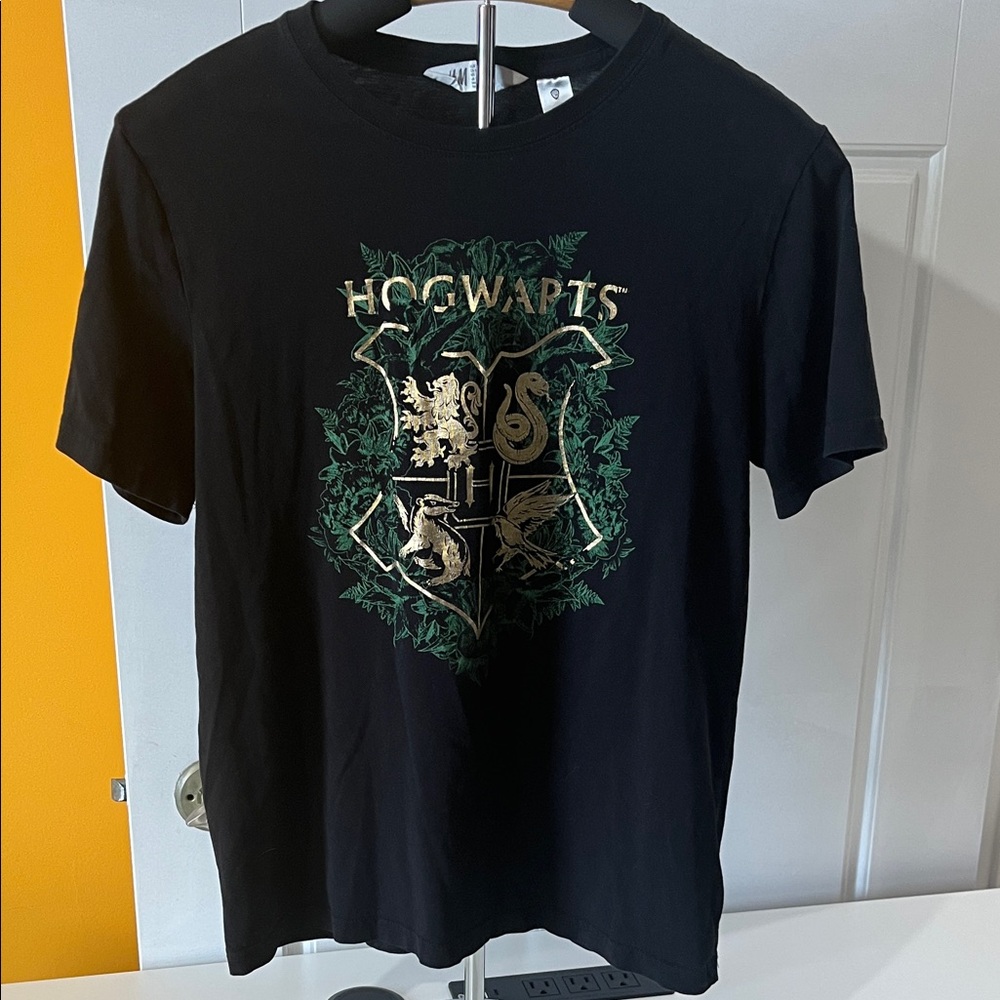 H&M Black Hogwarts Crest Kids T-Shirt
